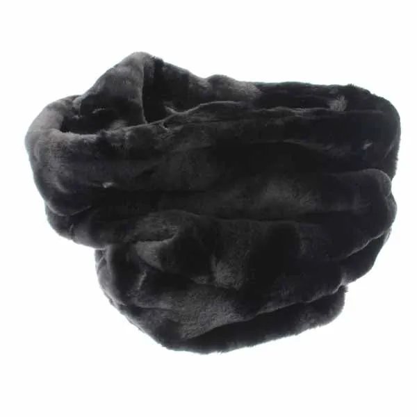 cuddle cup bed - black with black curly sue