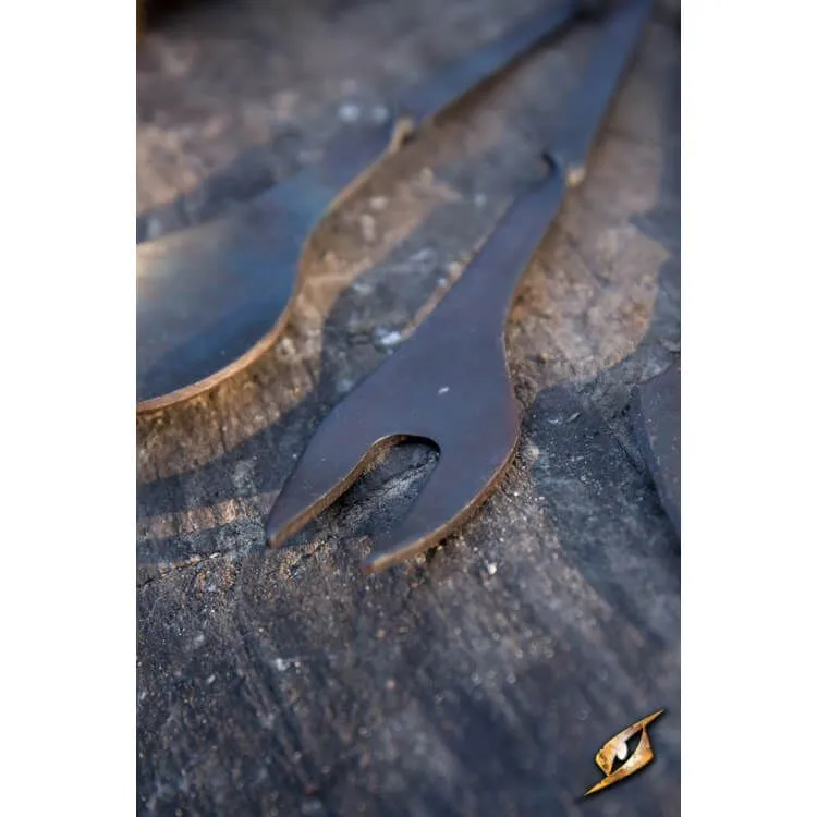 Cutlery W. Leather Hanger