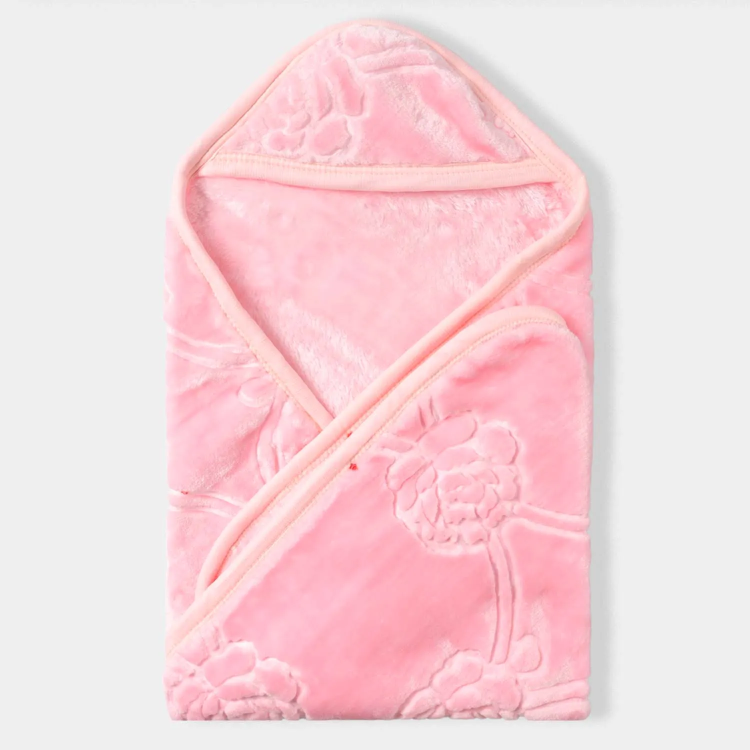 Deluxe Hooded Blanket -Pink