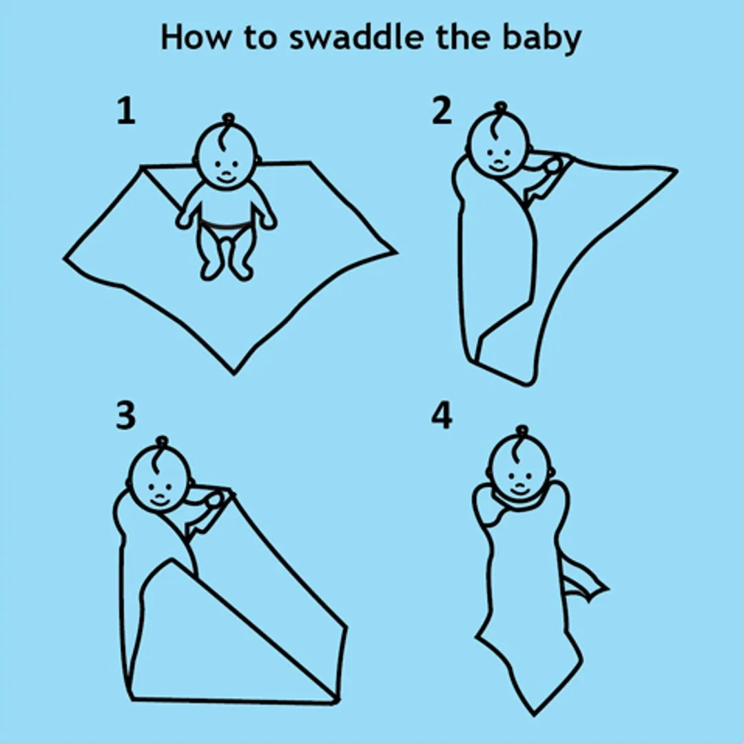 Muslin Swaddle - 2Pc Set - Carnival Orange